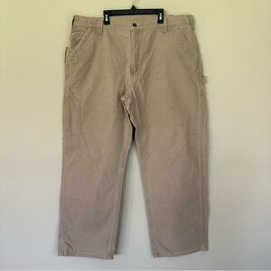 VTG Carhartt Original Dungaree Fit Men 40X30 Canvas Carpenter Work Pants B151